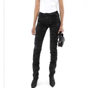 RUVE Black Loe Pants Size M